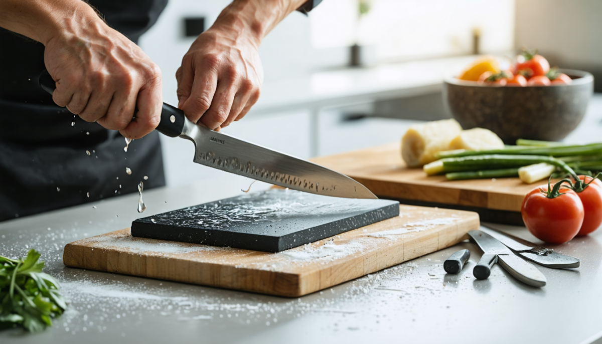 apprenez à affûter vos couteaux avec précision grâce à notre guide complet. devenez un expert de l’aiguisage et maîtrisez toutes les techniques pour des lames toujours impeccables.