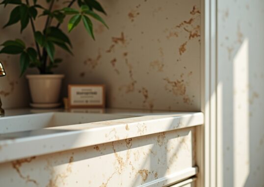 L'élégance intemporelle du travertin : un choix raffiné pour magnifier cuisines et salles de bain
