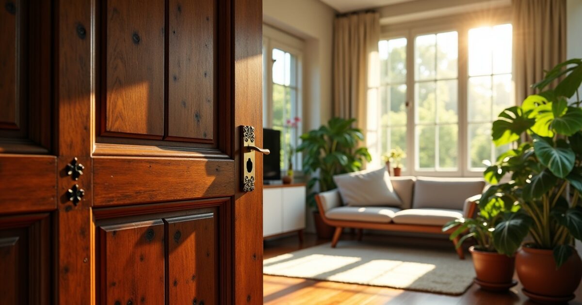 Offrez une nouvelle vie à votre porte intérieure ancienne : astuces et idées créatives