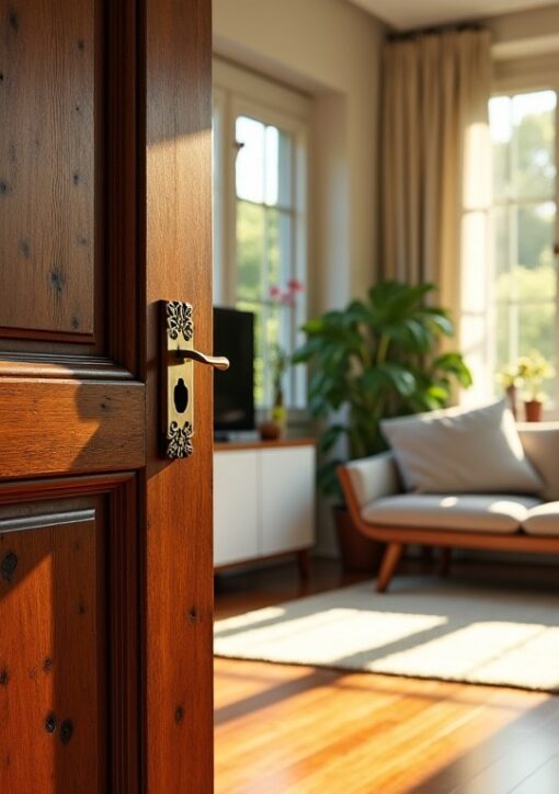 Offrez une nouvelle vie à votre porte intérieure ancienne : astuces et idées créatives