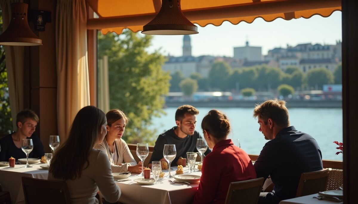 Les restaurants incontournables au charme des rives de la Saône