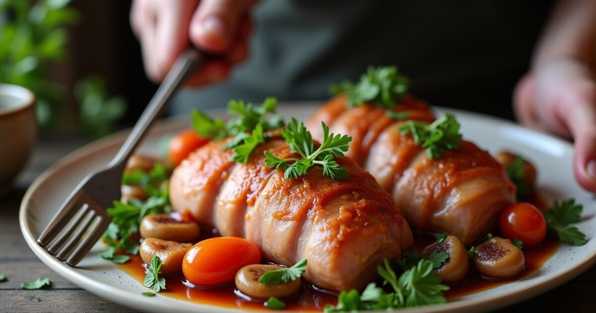 Maîtrisez l'art de la paupiette de porc : recette simple pour un plat gourmet irrésistible