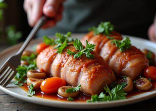 Maîtrisez l'art de la paupiette de porc : recette simple pour un plat gourmet irrésistible