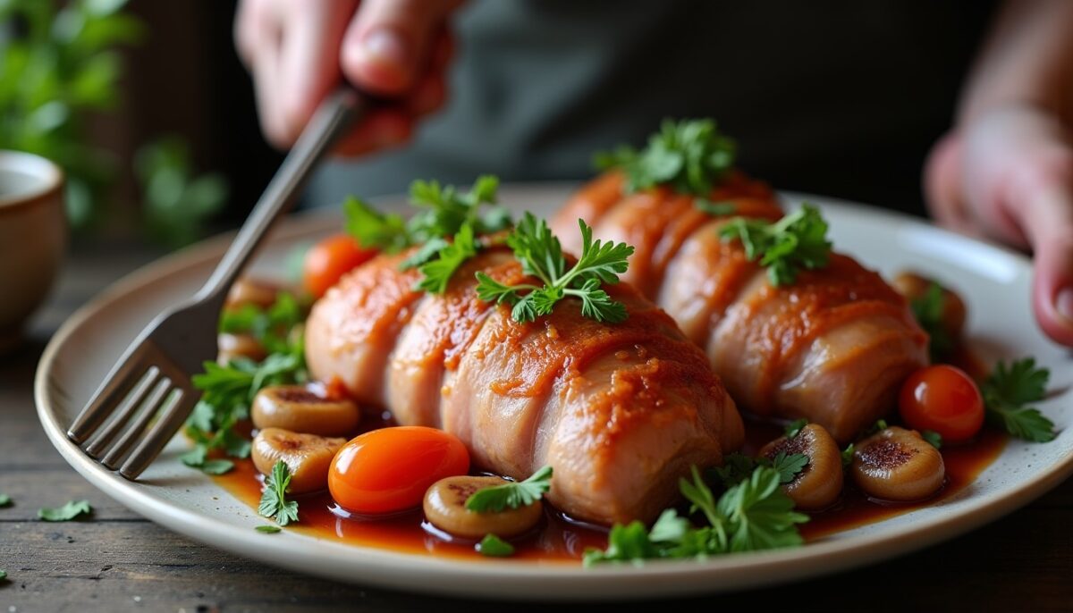 Maîtrisez l'art de la paupiette de porc : recette simple pour un plat gourmet irrésistible