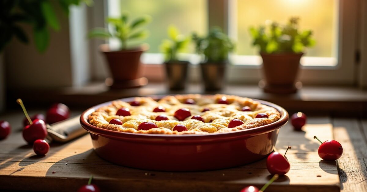 Clafoutis léger et délicieux : la recette simple et sans sucre à adopter
