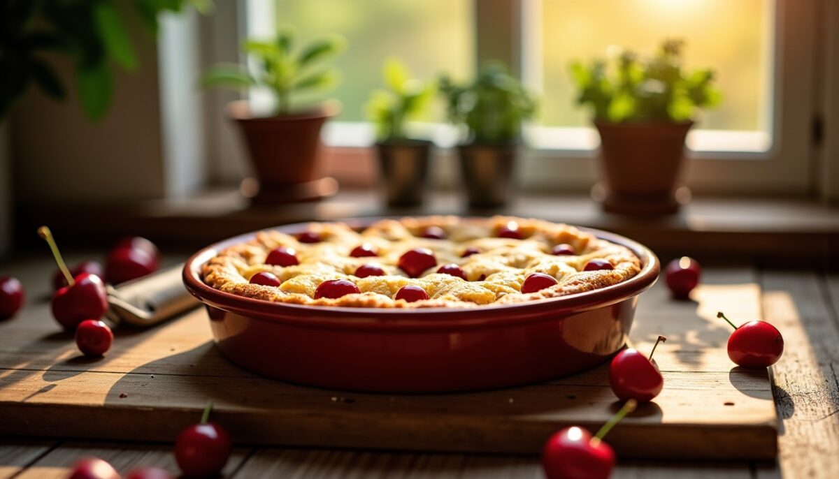Clafoutis léger et délicieux : la recette simple et sans sucre à adopter