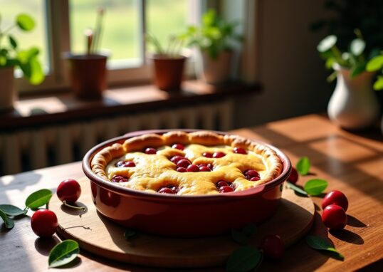 Clafoutis aux cerises ultra moelleux : la recette simple et 100% naturelle sans sucre ajouté