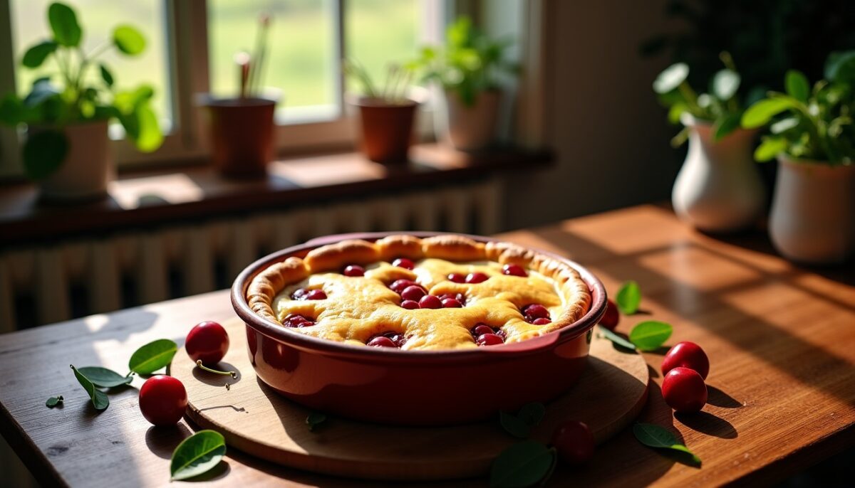 Clafoutis aux cerises ultra moelleux : la recette simple et 100% naturelle sans sucre ajouté