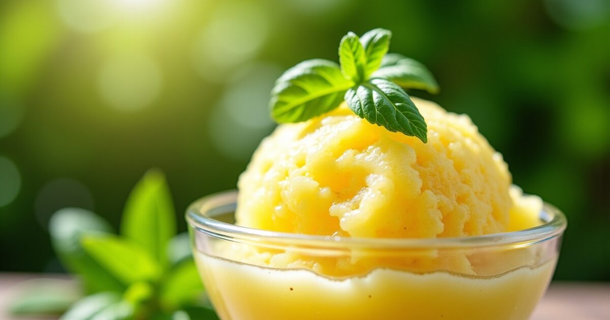 Novascope dévoile son sorbet citron basilic : l'innovation gourmande pour des desserts rafraîchissants