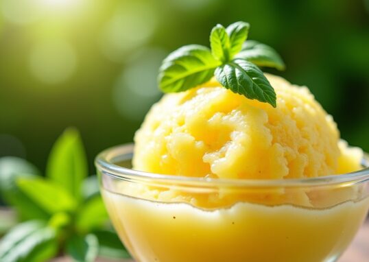 Novascope dévoile son sorbet citron basilic : l'innovation gourmande pour des desserts rafraîchissants