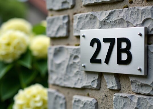 Comment choisir la plaque de numéro de maison idéale : nos astuces incontournables
