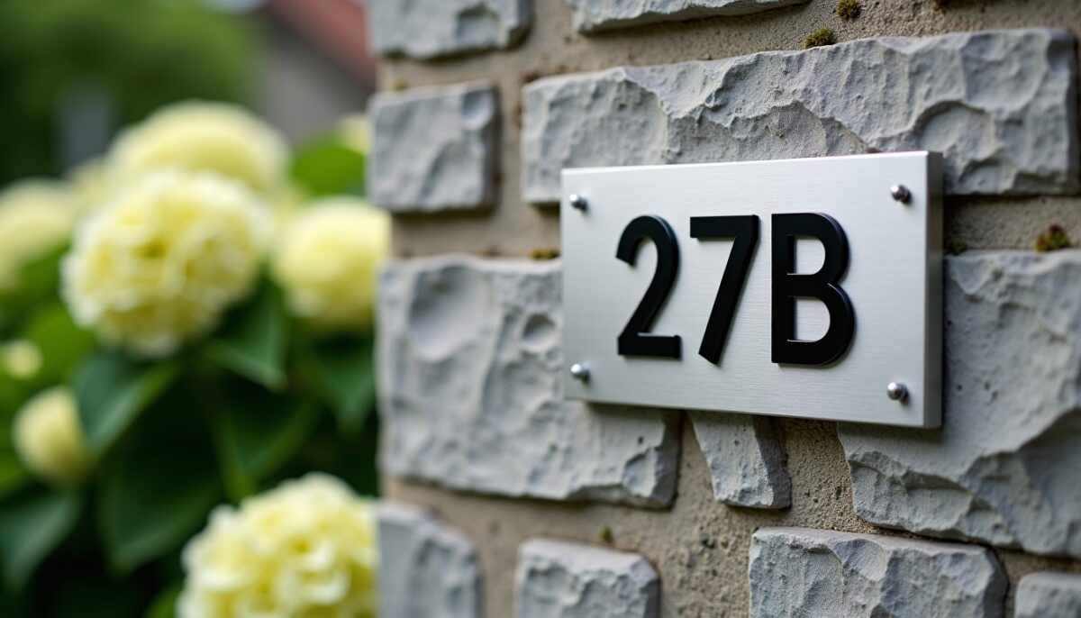 Comment choisir la plaque de numéro de maison idéale : nos astuces incontournables