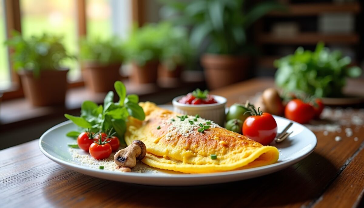 Découvrez comment rehausser vos omelettes avec des accompagnements délicieux et gourmands