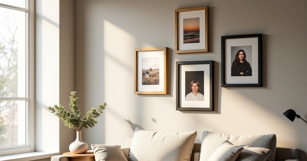 Astuce déco : valorisez vos souvenirs grâce à un cadrage mural parfaitement harmonisé