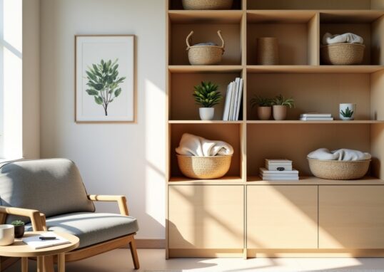 Optimisez votre intérieur : conseils écoresponsables pour un rangement pratique et durable